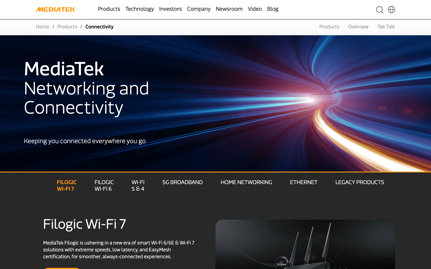 MediaTek Networking & Connectivity